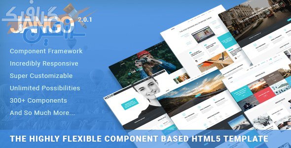 دانلود قالب سایت Jango – قالب کسب و کار و شرکتی چند منظوره HTML5