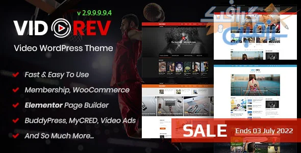 دانلود قالب وردپرس VidoRev – پوسته مجله و خبری وردپرس