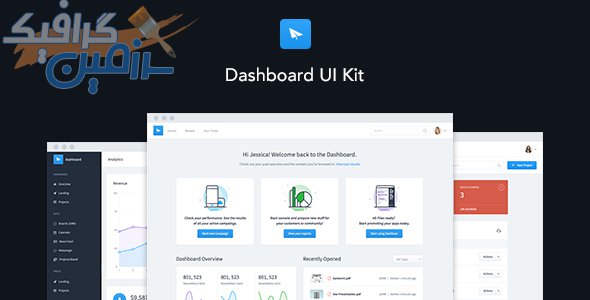 دانلود قالب Dashboard UI Kit – قالب داشبورد و مدیریت HTML