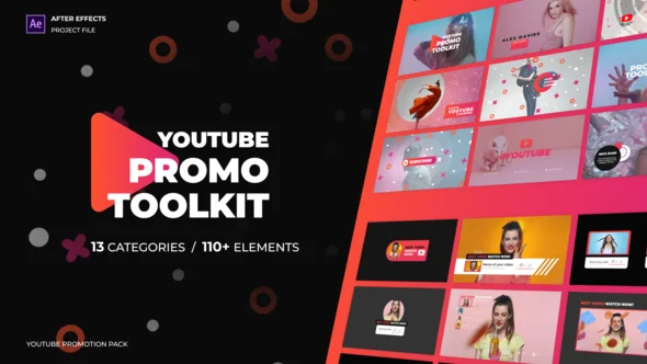 دانلود پروژه افتر افکت Modern Youtube Promo Toolkit