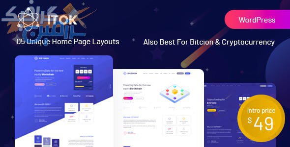 دانلود قالب وردپرس ITok – پوسته خدمات ارز دیجیتال و بیت کوین وردپرس