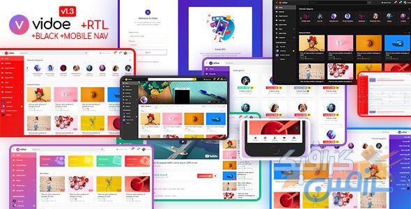 دانلود قالب سایت VIDOE – قالب ویدیو استریم و اشتراک گذاری فیلم HTML