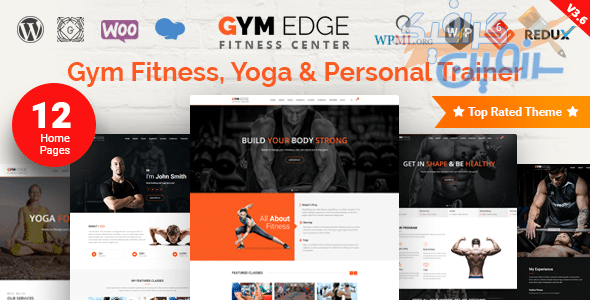 دانلود قالب وردپرس Gym Edge – پوسته باشگاه ورزشی و تناسب اندام وردپرس