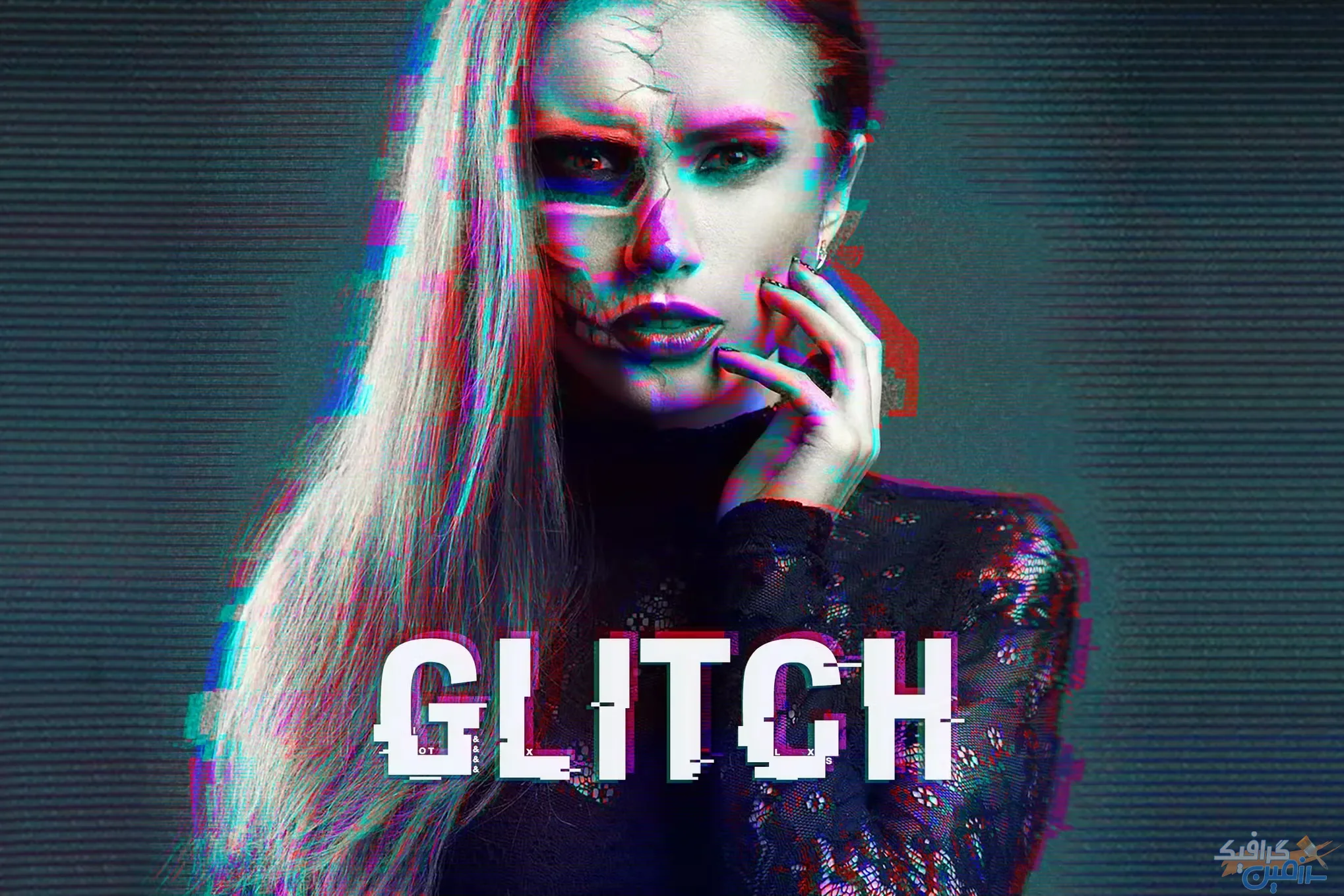 دانلود اکشن فتوشاپ Glitch – نسخه اورجینال محصول