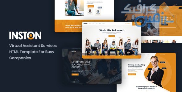 دانلود قالب سایت Inston – قالب خدمات دستیار مجازی و شخصی HTML