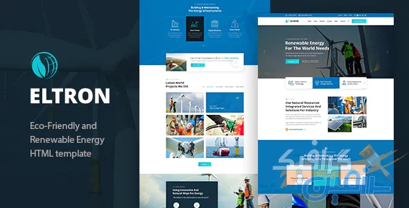 دانلود قالب سایت Eltron – قالب واکنش گرا و حرفه ای HTML