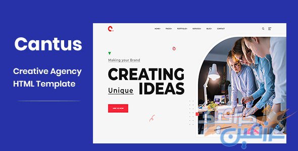 دانلود قالب سایت Cantus – قالب تک صفحه حرفه ای و شرکتی HTML