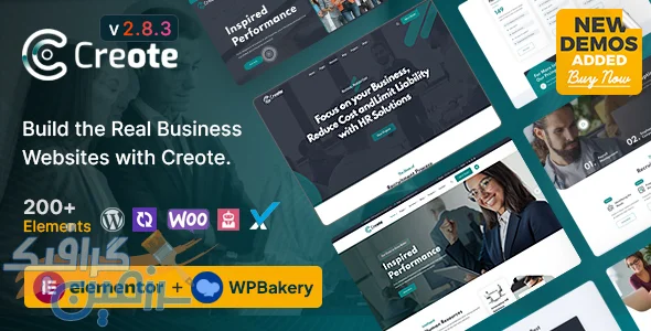 دانلود قالب وردپرس Creote v2.8.5 مناسب کسب و کارهای مشاوره ای