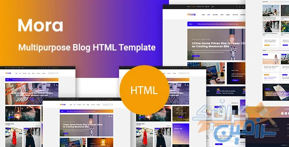 دانلود قالب HTML وبلاگ Mora نسخه 1.0 برای ساخت وبسایت شخصی و حرفه ای