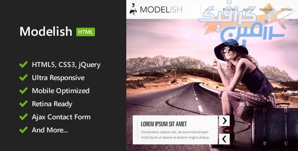 دانلود قالب سایت Modelish – قالب عکاسی و آتلیه HTML5