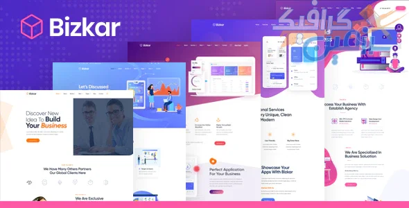 دانلود قالب سایت Bizkar – قالب چند منظوره و خلاقانه HTML
