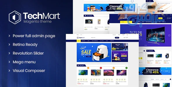 دانلود قالب مجنتو Techmart – قالب چند منظوره و حرفه ای مجنتو