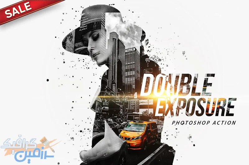 دانلود  اکشن فتوشاپ Double Exposure – قرار گرفتن دوگانه تصاویر