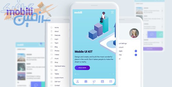 دانلود قالب سایت Mobili – قالب HTML موبایل