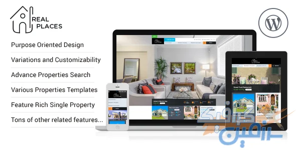 دانلود قالب وردپرس Real Places v1.9.8 - تخصصی برای فروش و اجاره املاک