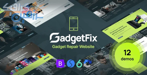 دانلود قالب Gadgetfix نسخه جدید - طراحی سایت حرفه ای برای تعمیرگاه موبایل و گجت