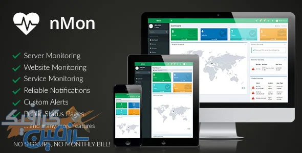 دانلود اسکریپت مانیتورینگ سرور و وب سایت nMon
