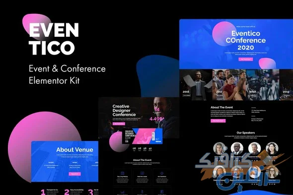 دانلود قالب المنتور Eventico – پوسته مدیریت رویداد و کنفرانس وردپرس