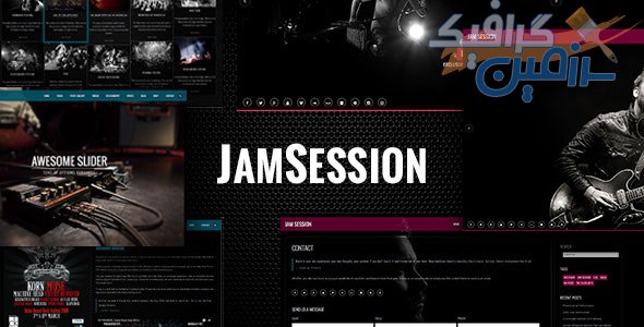 دانلود قالب وردپرس JamSession – پوسته حرفه ای و واکنش گرا موسیقی وردپرس