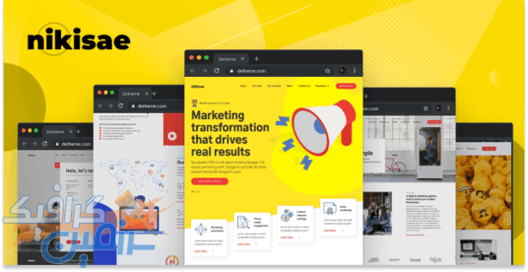 دانلود قالب سایت Nikisae – قالب دیجیتال مارکتینگ HTML