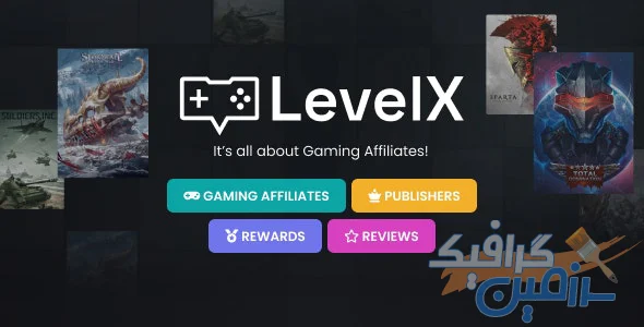 دانلود قالب گیمینگ وردپرس LevelX