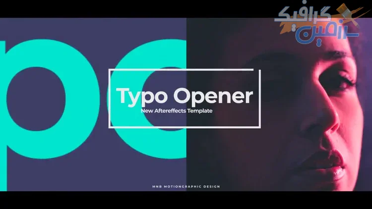 دانلود پروژه افتر افکت حرفه ای Typo Opener