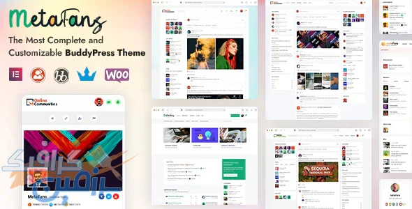 دانلود قالب وردپرس MetaFans – پوسته جامعه مجازی و شبکه اجتماعی بادی پرس