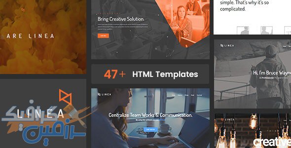 دانلود قالب سایت Linea – قالب چند منظوره و نمونه کار شرکتی HTML