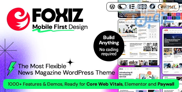 دانلود قالب وردپرس خبری Foxiz v2.5.3 برای ساخت سایت روزنامه، مجله و بلاگ