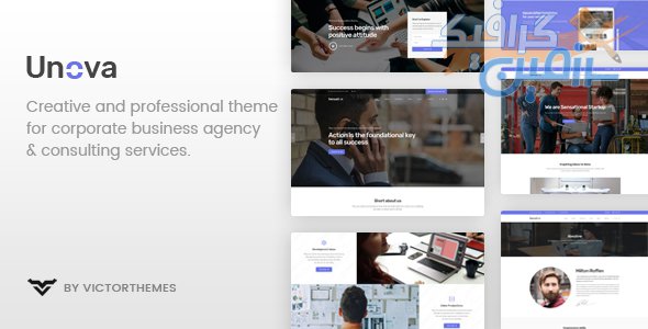 دانلود قالب وردپرس Unova – پوسته شرکتی و کاری وردپرس