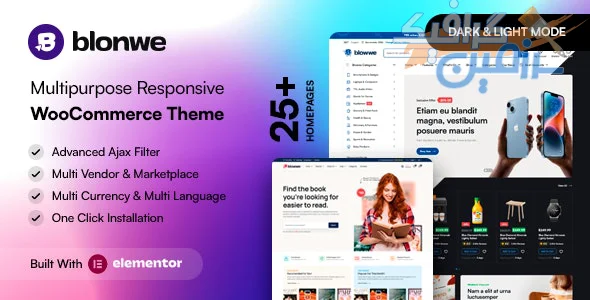 دانلود قالب فروشگاهی راست چین و چند منظوره وردپرس Blonwe