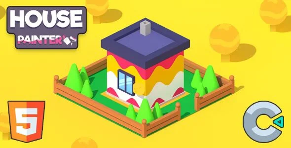 دانلود بازی HTML5 متن باز House Painter