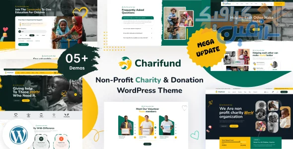 دانلود قالب وردپرس خیریه ChariFund v1.0.2 - چند منظوره بنیاد خیریه و کمک مالی