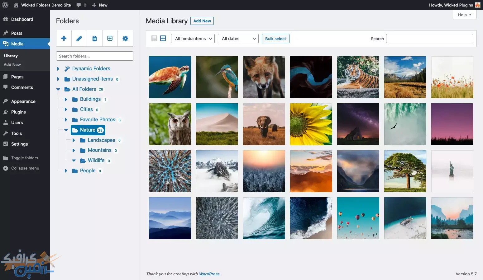 دانلود افزونه وردپرس Wicked Folders Pro – پوشه بندی رسانه های وردپرس