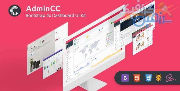 دانلود قالب سایت AdminCC – قالب مدیریت و داشبورد بوت استرپ ۴