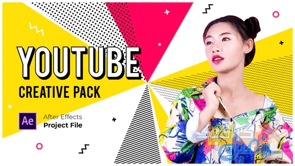 دانلود پروژه افتر افکت Creative YouTube Promo Toolkit