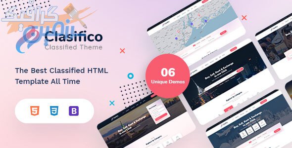 دانلود قالب سایت Clasifico – قالب نیازمندی های حرفه ای HTML