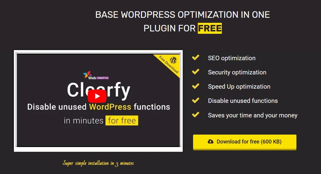 دانلود افزونه وردپرس Webcraftic Clearfy Business – نسخه نال شده