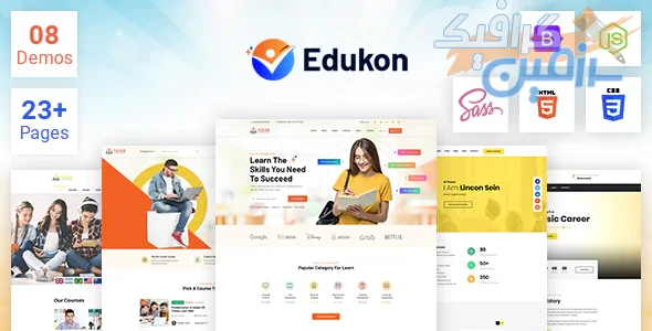 دانلود قالب سایت Edukon – قالب آموزشی چند منظوره HTML