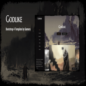 قالب سایت بازی GodLike نسخه 2.3.4