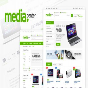 قالب فروشگاهی MEDIA CENTER نسخه 2.0.1