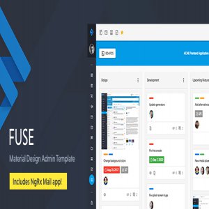 قالب مدیریت Fuse انگیولار نسخه 7.0.1