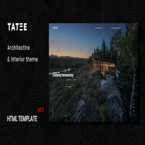 قالب سایت معماری Tatee