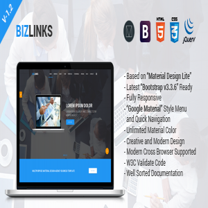 قالب سایت BizLinks نسخه 1.2