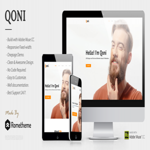 قالب آماده سایت QONI نسخه 1.0