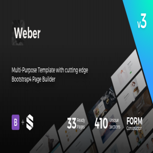 قالب سایت Weber نسخه 3.0