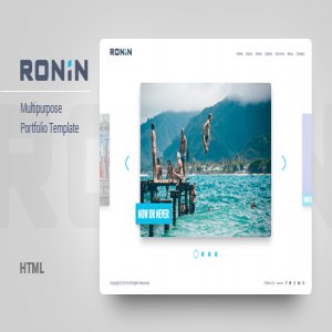 قالب سایت Ronin نسخه 1.1