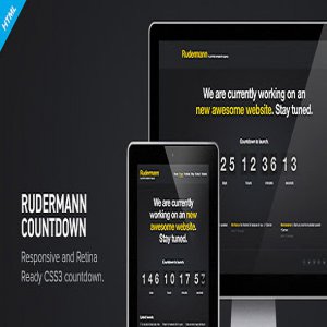 قالب سایت در دست طراحی RUDERMANN COUNTDOWN