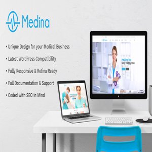قالب سایت Medina Medical