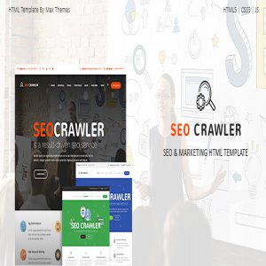 قالب سایت بازاریابی دیجیتال SEO Crawler